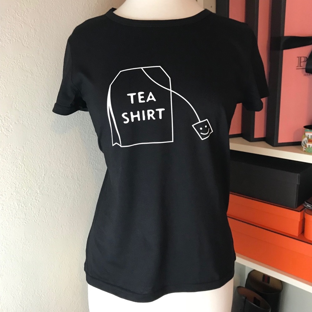 Tea Lovers Graphic Tee Funny High Tea T-Shirt Top - Picture 4 of 4